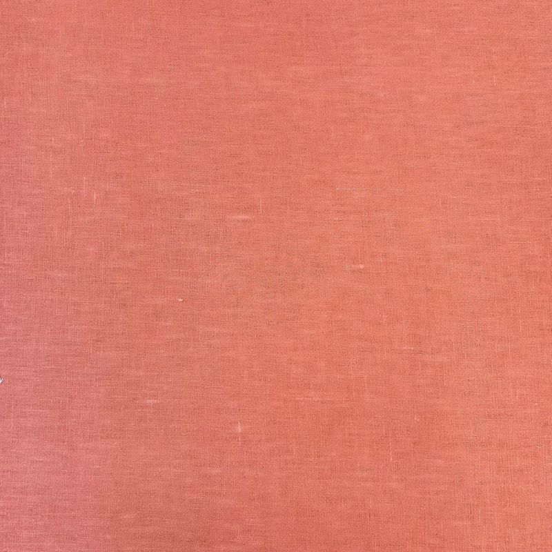 100% Linen Brick Midweight fabric