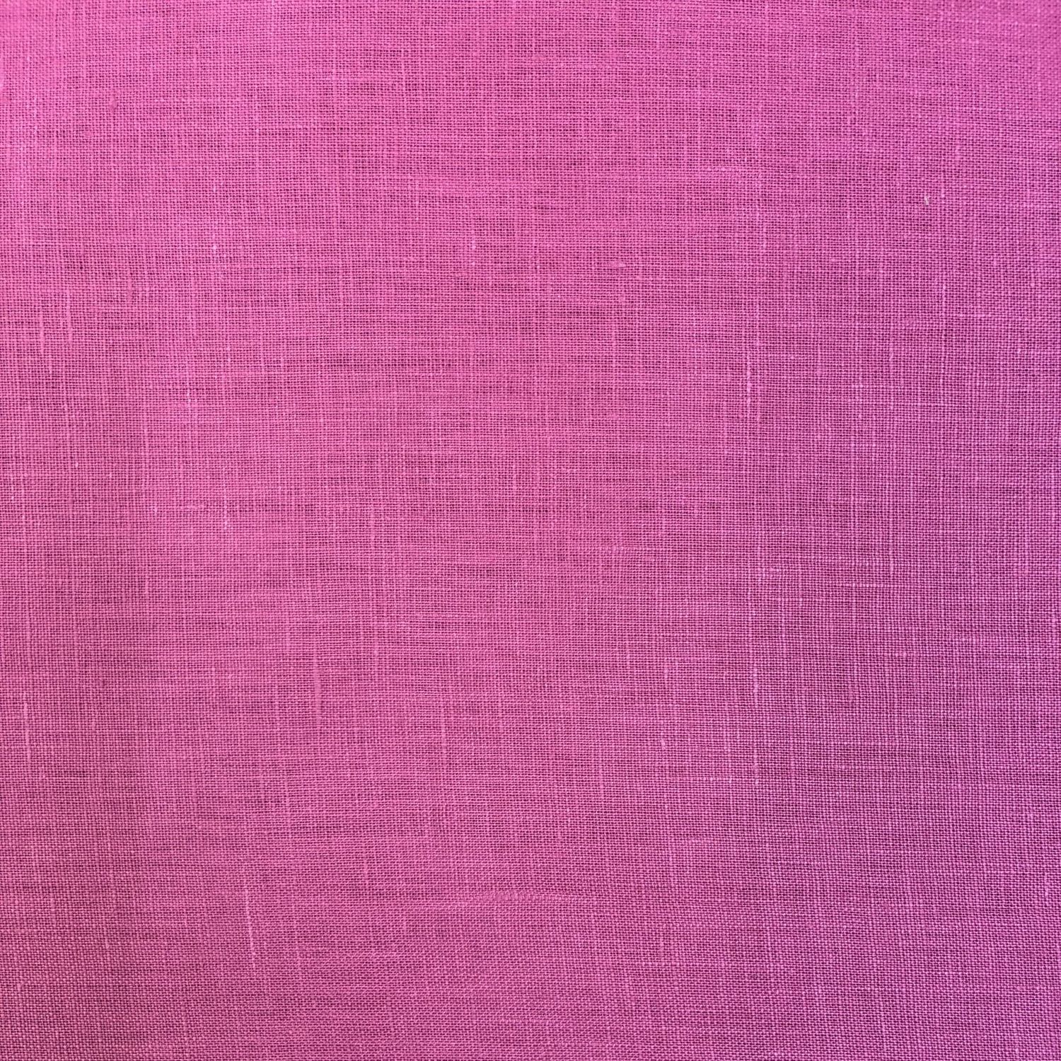 100% Linen Magenta Midweight fabric