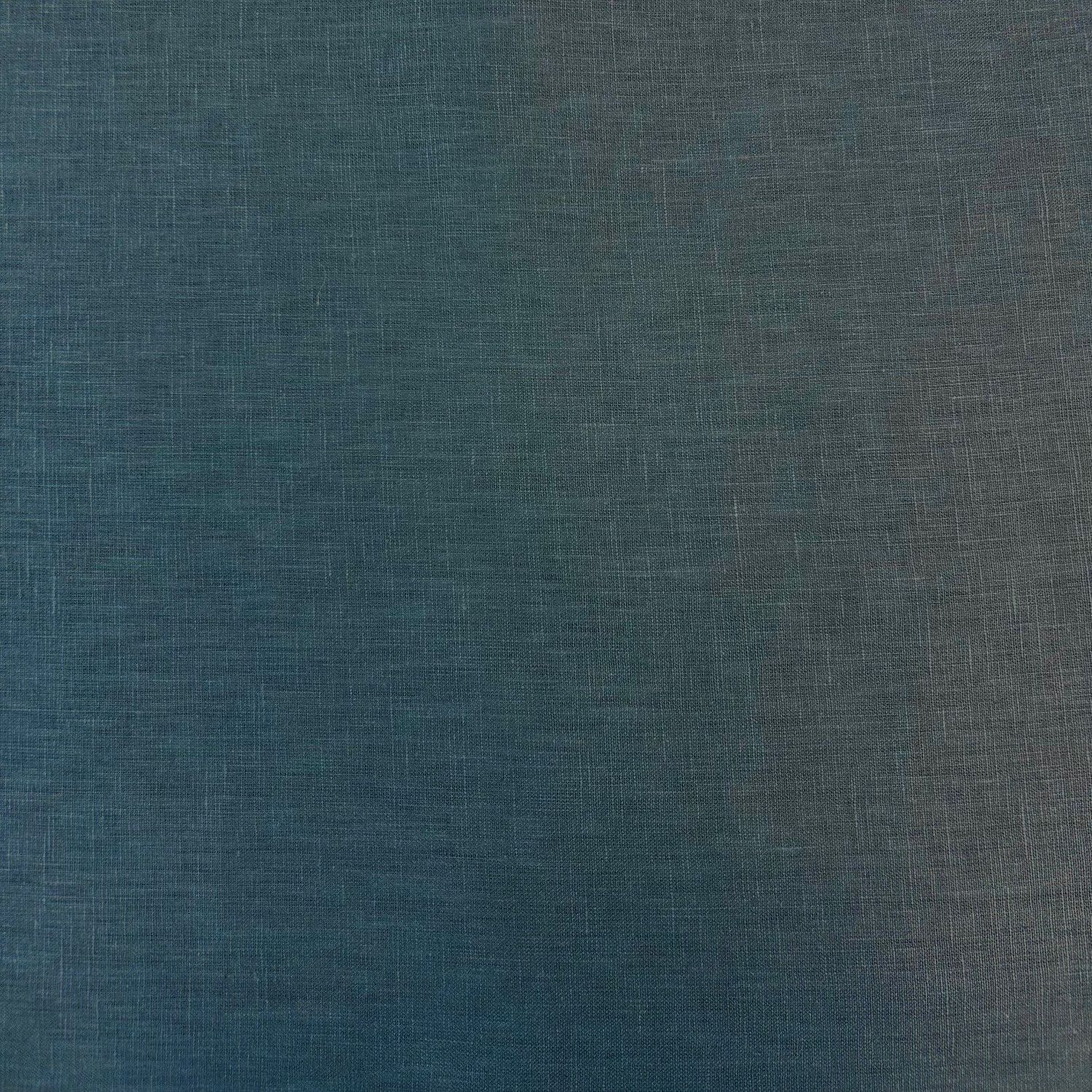 100% Linen Teal Midweight fabric