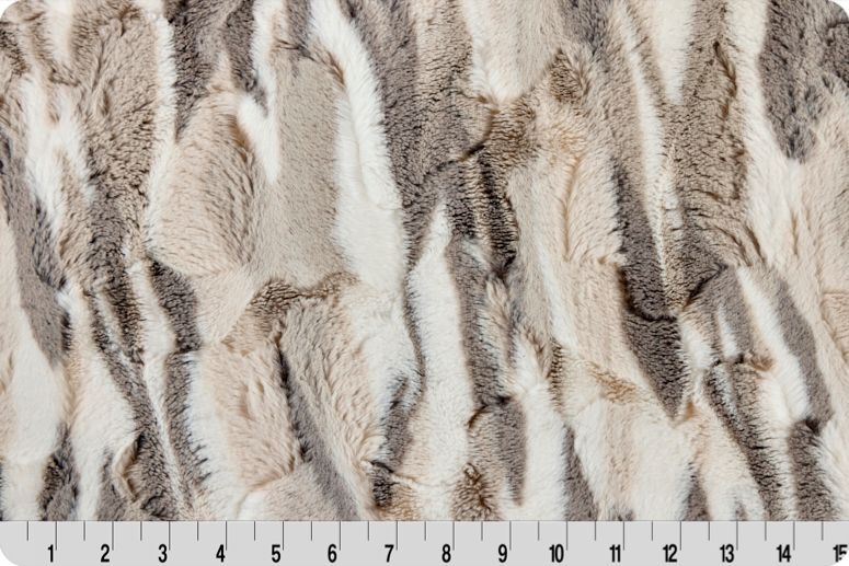 2 yd Cuddle Cuts Frosted Himalayan Pewter Shannon Fabrics
