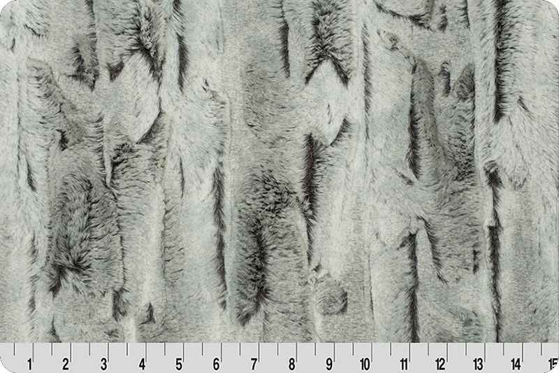 2 yd Cuddle Cuts Silver Fox Pewter Shannon Fabrics