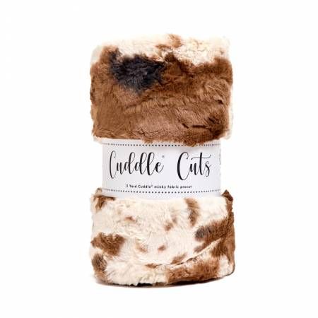 2 yd Cuddle Cuts Wild Pony Brown Shannon Fabrics