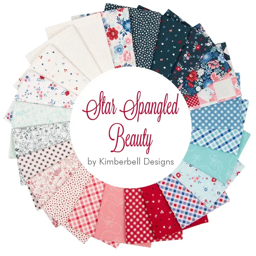 24 pc Kimberbell Star Spangled Beauty FQ Bundle Maywood Studio