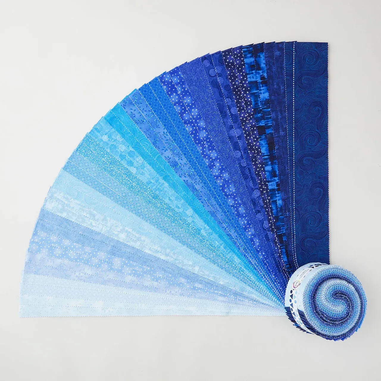 40 pc I've Got Hue Babe Blue Moon 2.5in Strips Henry Glass