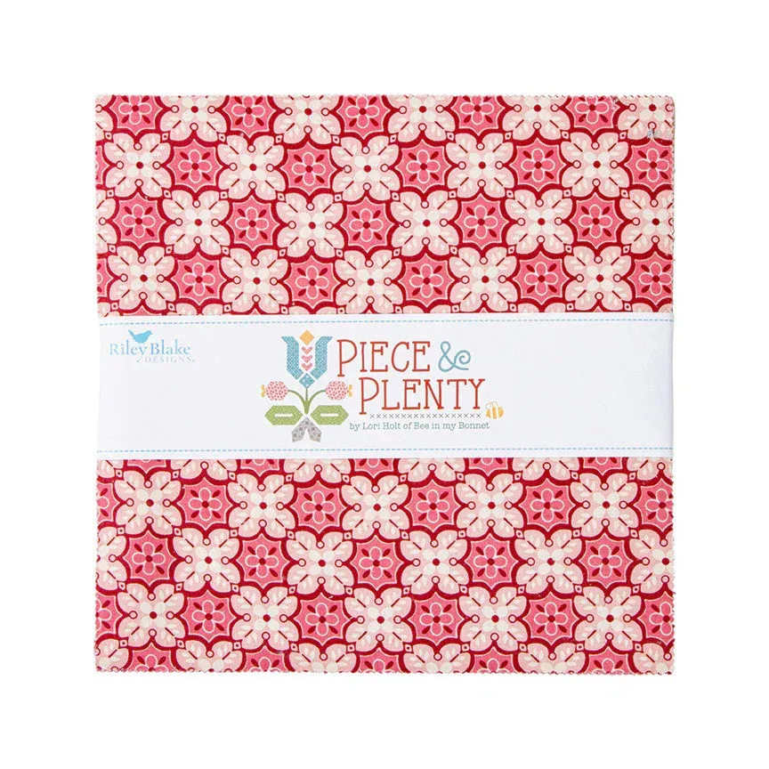 42 pc Piece &amp; Plenty 10" Squares Lori Holt Layer Cake