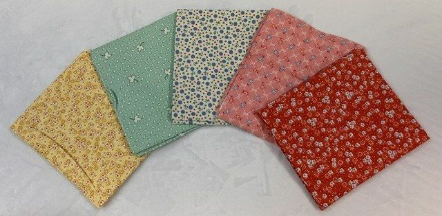 5 pc Darlene's Favorites 6 FQ Bundle Quilting Cotton