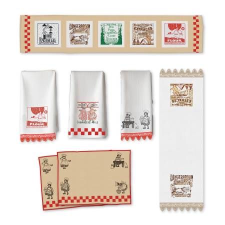 A Taste of Gingerbread Asset Pack by Janet Wecker Frisch - Machine Embroidery Files on USB