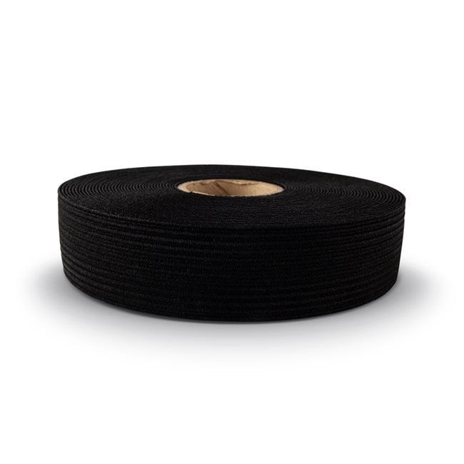 1.25" Elastic Braided black