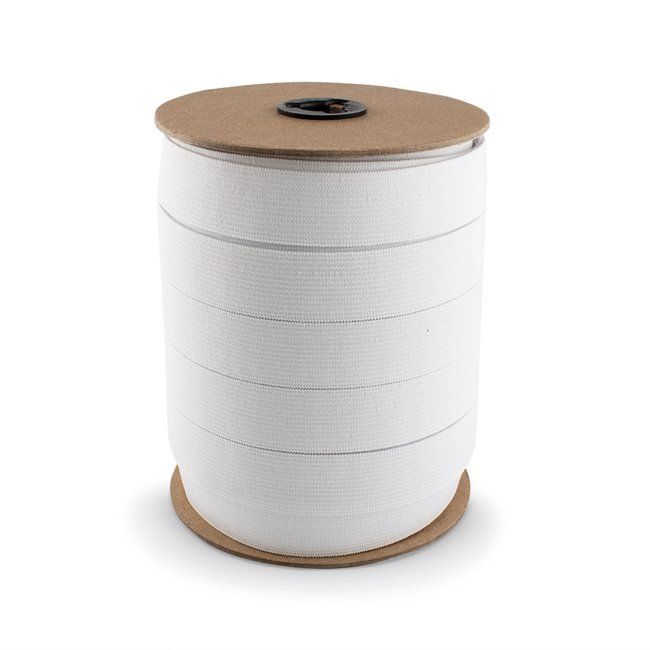 1.75" Knit Elastic White
