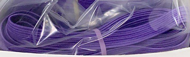 1/4" Elastic Flat Purple 5 yds