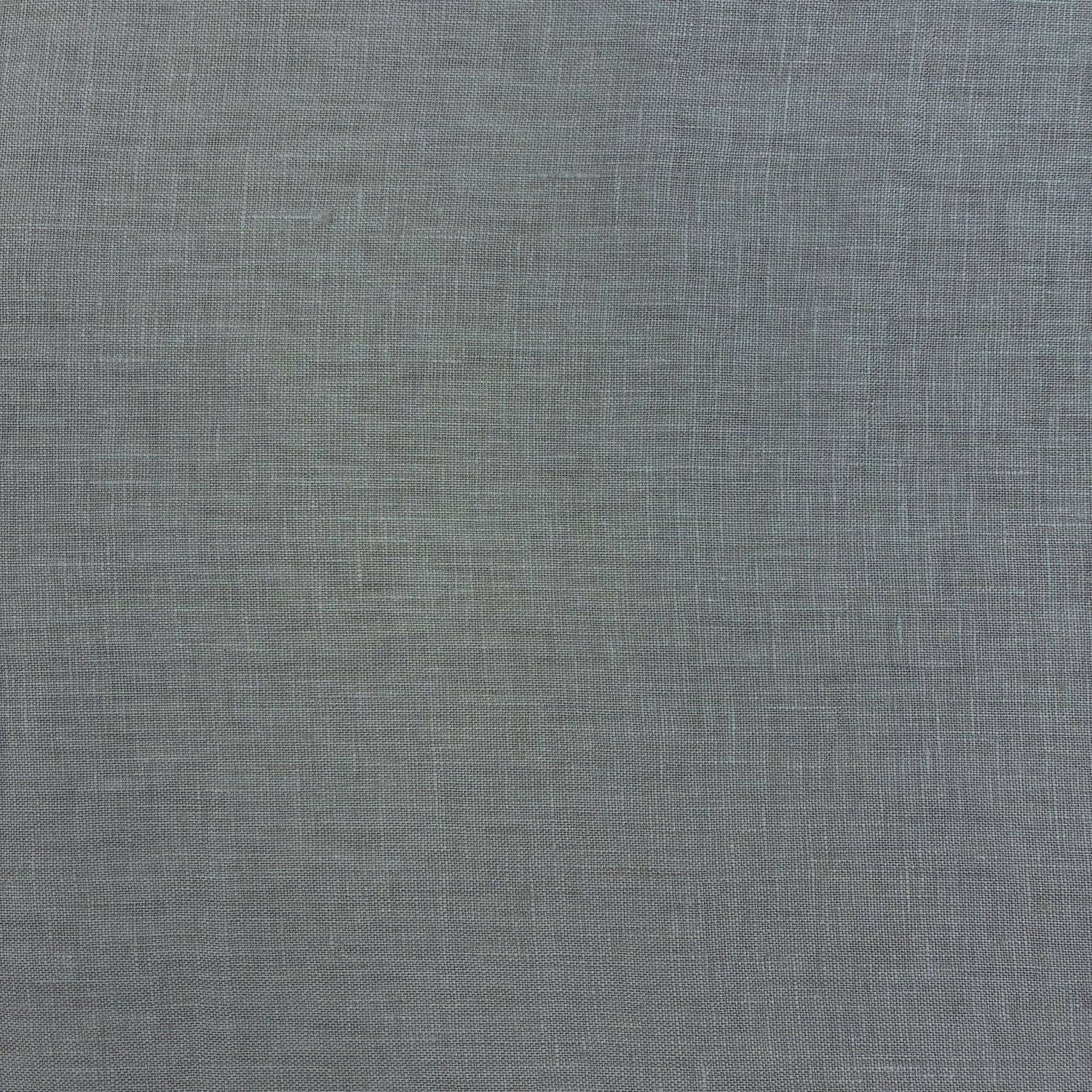 100% Linen Petrel Blue Gray Midweight fabric