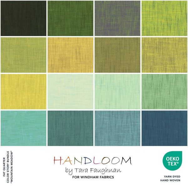 16 pc Mountain Meadow Handloom Fat Quarter Bundle