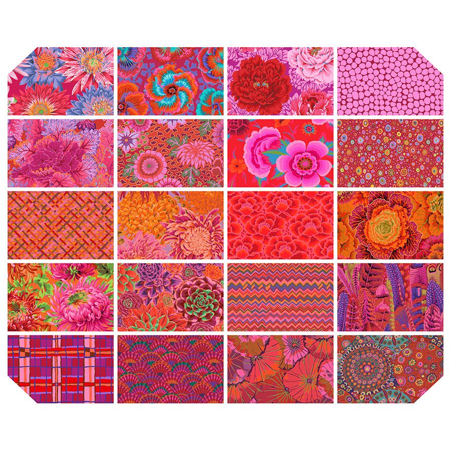20 pc Ruby Classics Plus Kaffe Free Spirit FQ bundle