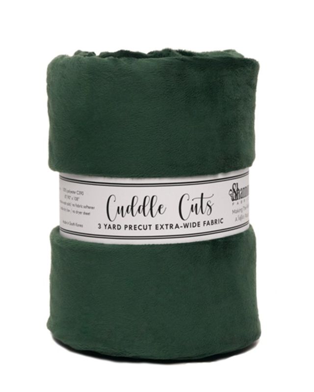 3 yd 90" Cuddle Cuts Evergreen Shannon Fabrics