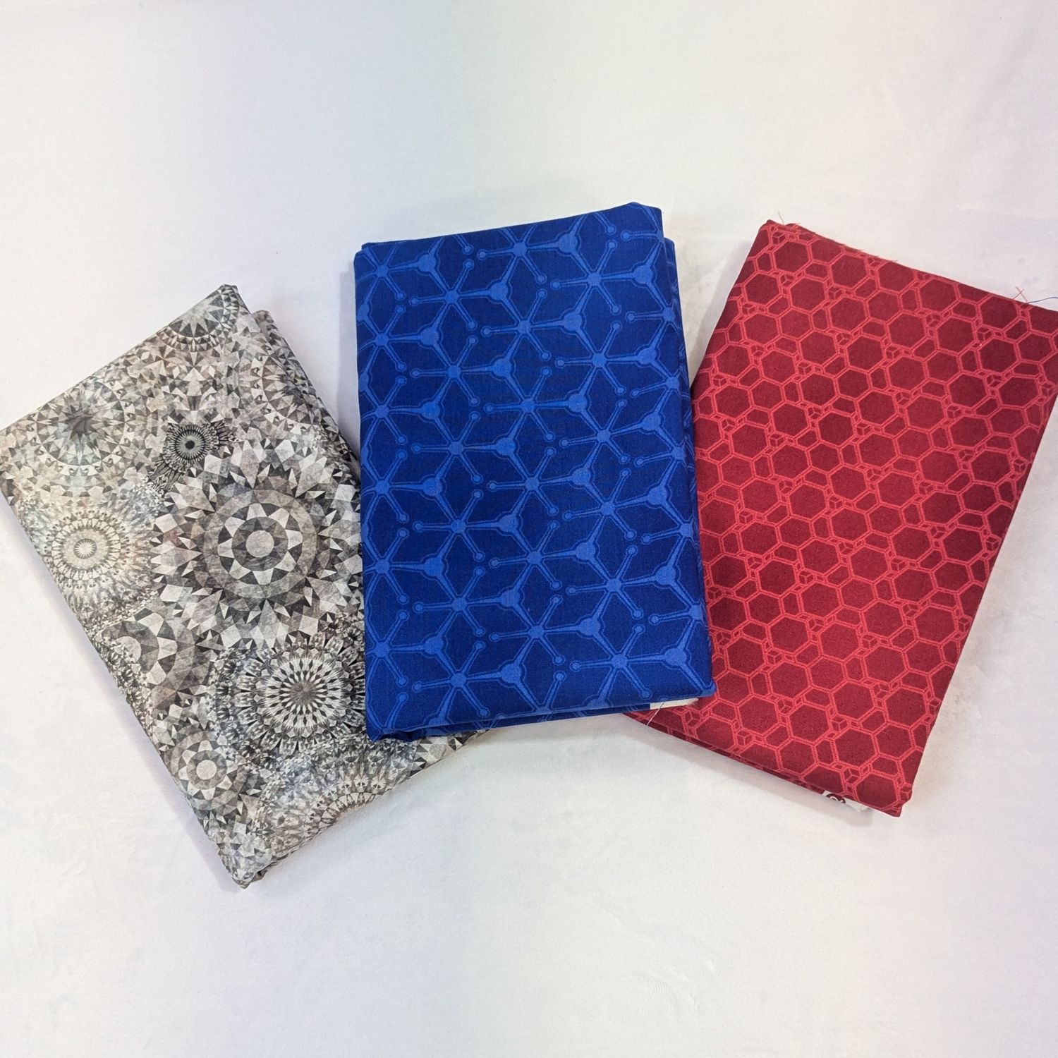 3 yd Bundle Geometric Land of the Free Quilting Cotton