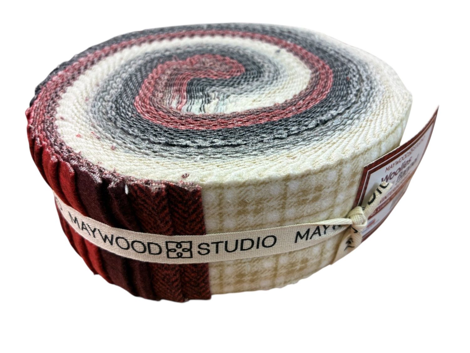 40 pc Woolies Flannel Winterberries 2.5" Strips