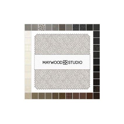 42 pc Woolies Flannel Charm Pack - Vol 2 Neutrals 5" Squares