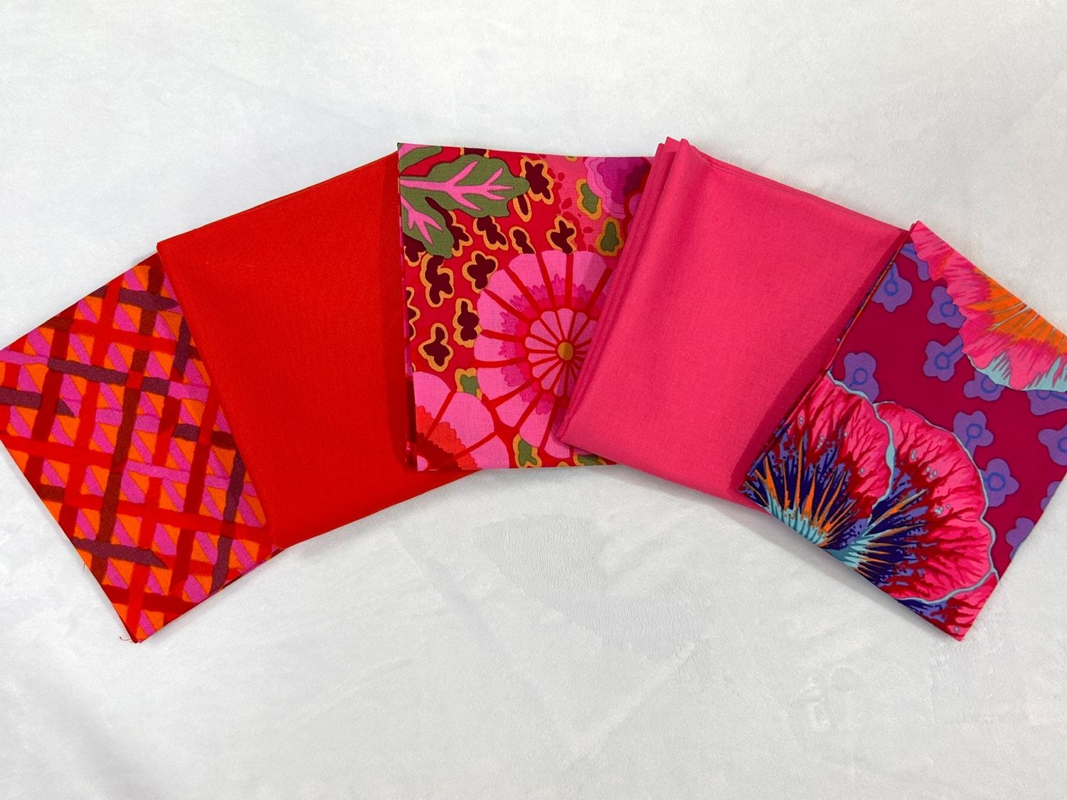 5 pc Kaffe Reds Fat Quarter Bundle #2