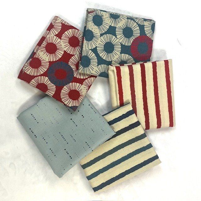 5 pc RJR Patriotic FQ Bundle 5 Quilting Cotton