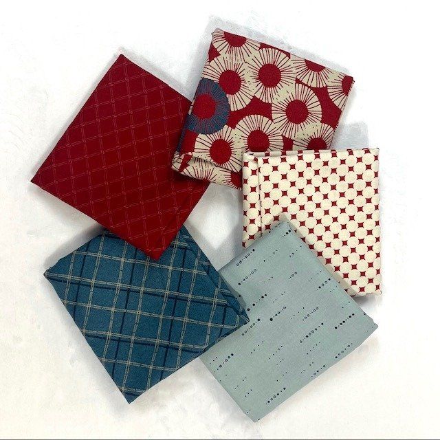 5 pc RJR Patriotic FQ Bundle 3 Quilting Cotton