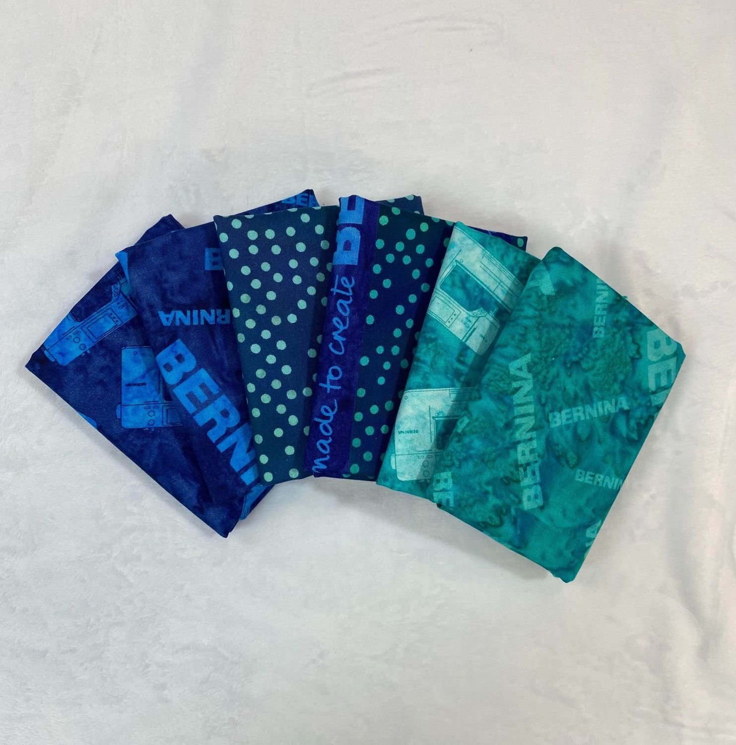 6 pc BERNINA Blue Dot FQ Bundle