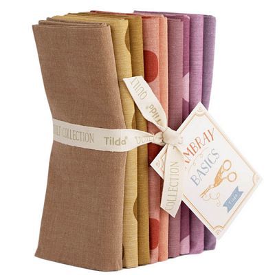 9 pc Tilda Seasonal Chambray Autumn Hues FQ Bundle