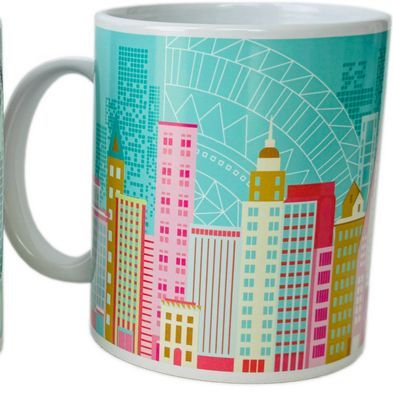 Amanda Murphy Cityscape Mug -- Day 11oz