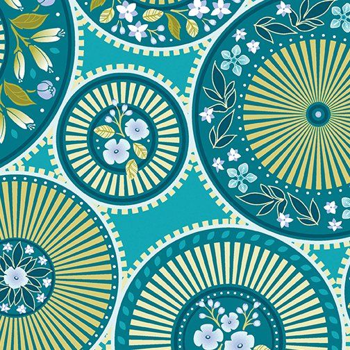 Amanda Murphy Orchard Teal Frolic CLEARANCE