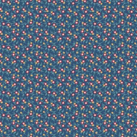 Americana July Dark Denim Lori Holt Riley Blake Quilting Cotton