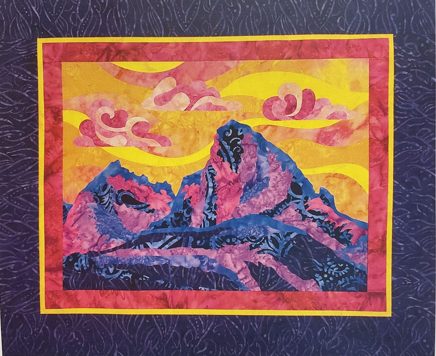 Applique Kit: Laser Cut Teton Memory Sunset Amy's Applique