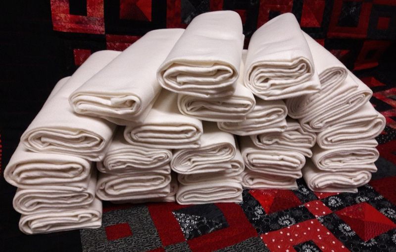 Batting Twin Size 85% Cotton 15% Poly Blend Air Lite