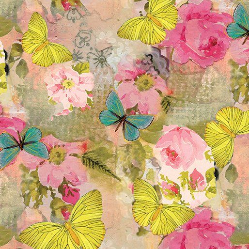 Benartex Floral Multi A Beautiful Life