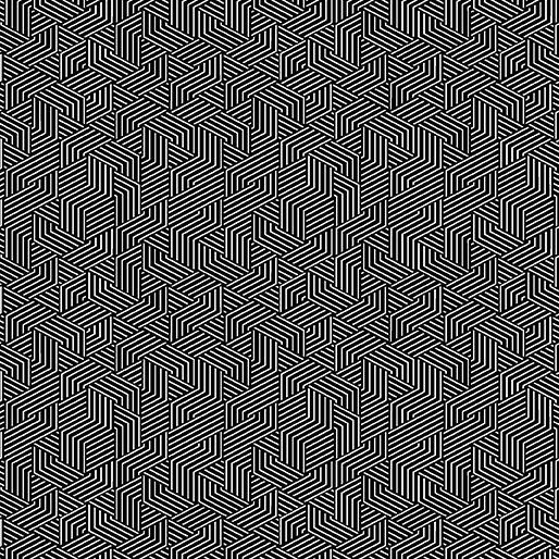 Benartex Linework Black and White Rob Appell