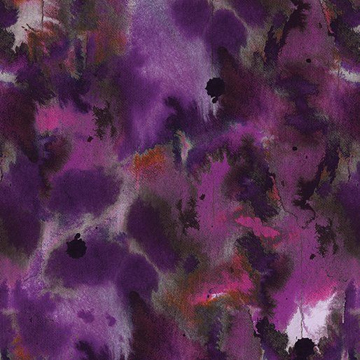 Benartex Purple Color Wash Reflections