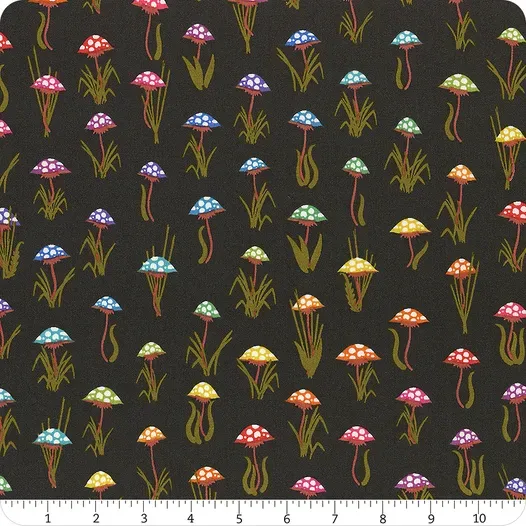 Andover Night Mushroom Parade Color Wheel by Alison Glass