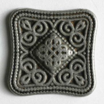 Antique Tin Full Metal Button Size: 18mm