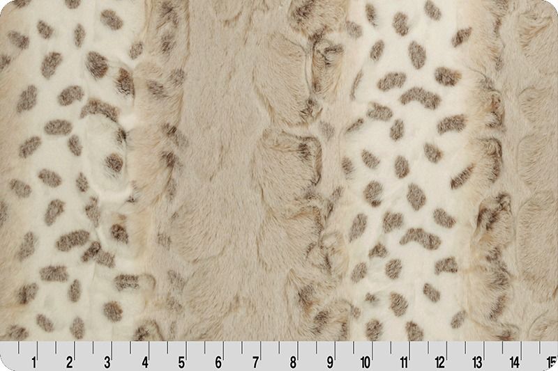 Arctic Lynx Luxe Cuddle Ice Taupe Shannon Fabrics