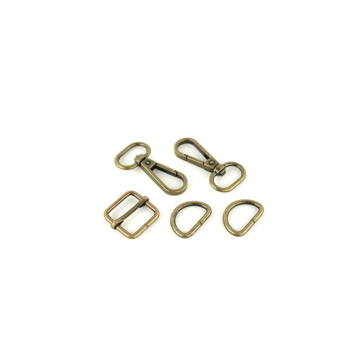 Basic Hardware Set 3/4in Antique