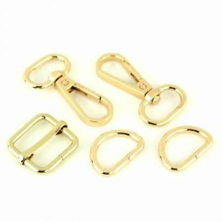 Basic Hardware Set 3/4in Gold