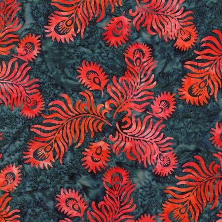 Batik Gray &amp; Golden Arabella Black Cherry Chutney