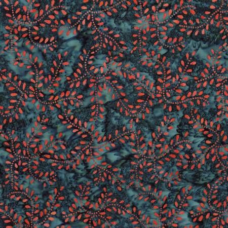 Batik Gray &amp; Golden Arabella Black Cherry Chutney Riley Blake