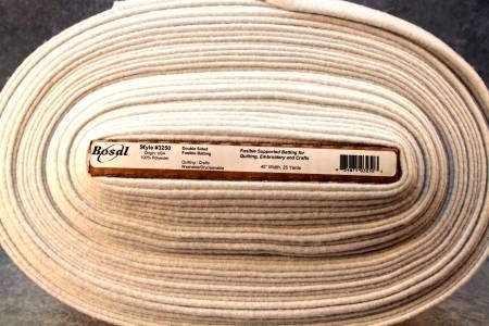 Batting: Double Sided Fusible 100% Polyester 7oz 45" wide purchase by the yard