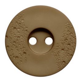 Beige Fashion Button 2 holes 15mm