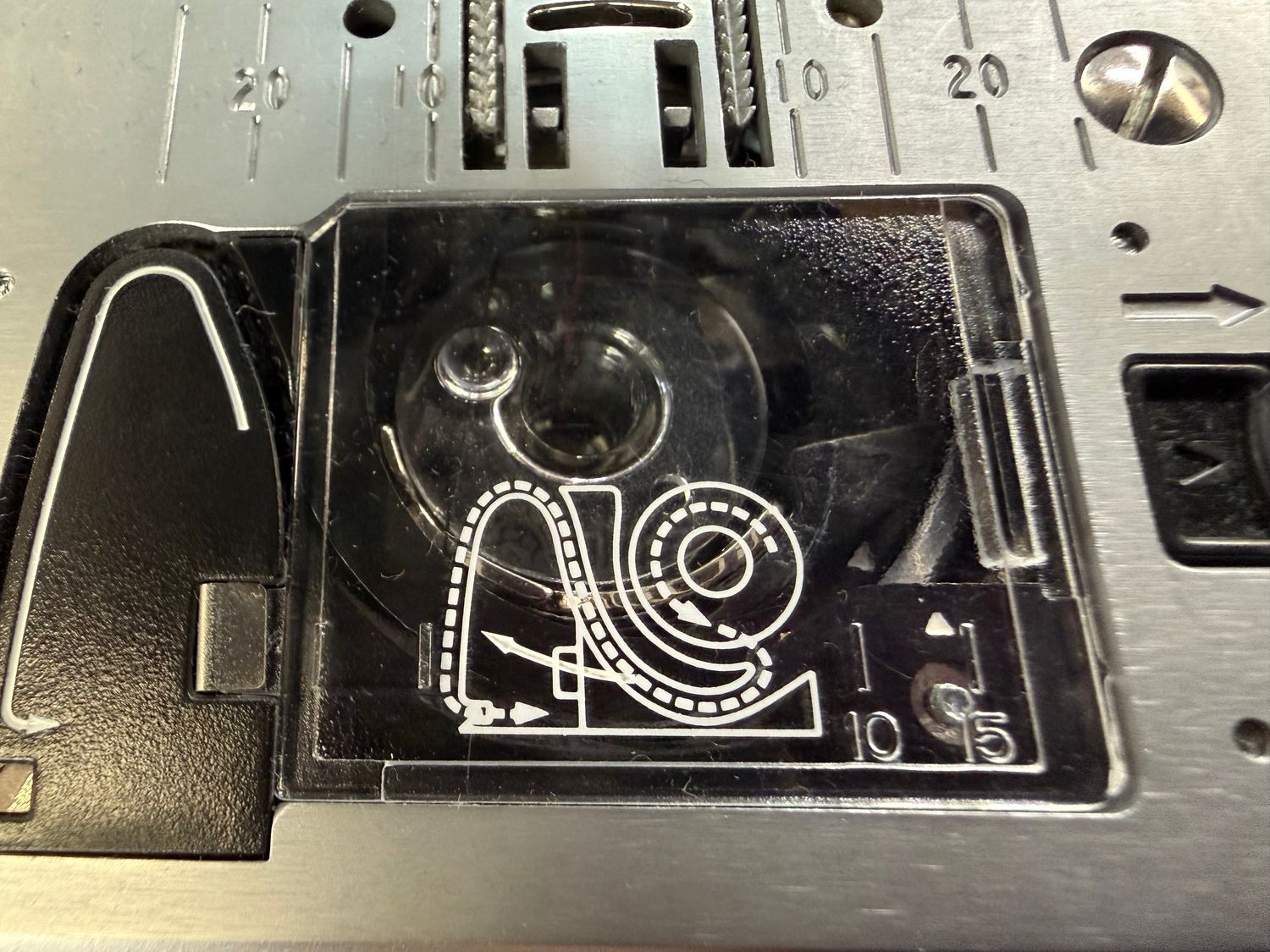 Bernette B70 77 79 Bobbin plate cover