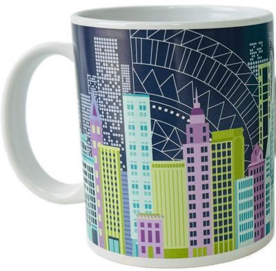 Amanda Murphy Cityscape Mug -- Night 11oz