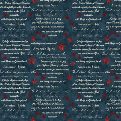 American Spirit American Inspired Words Benartex