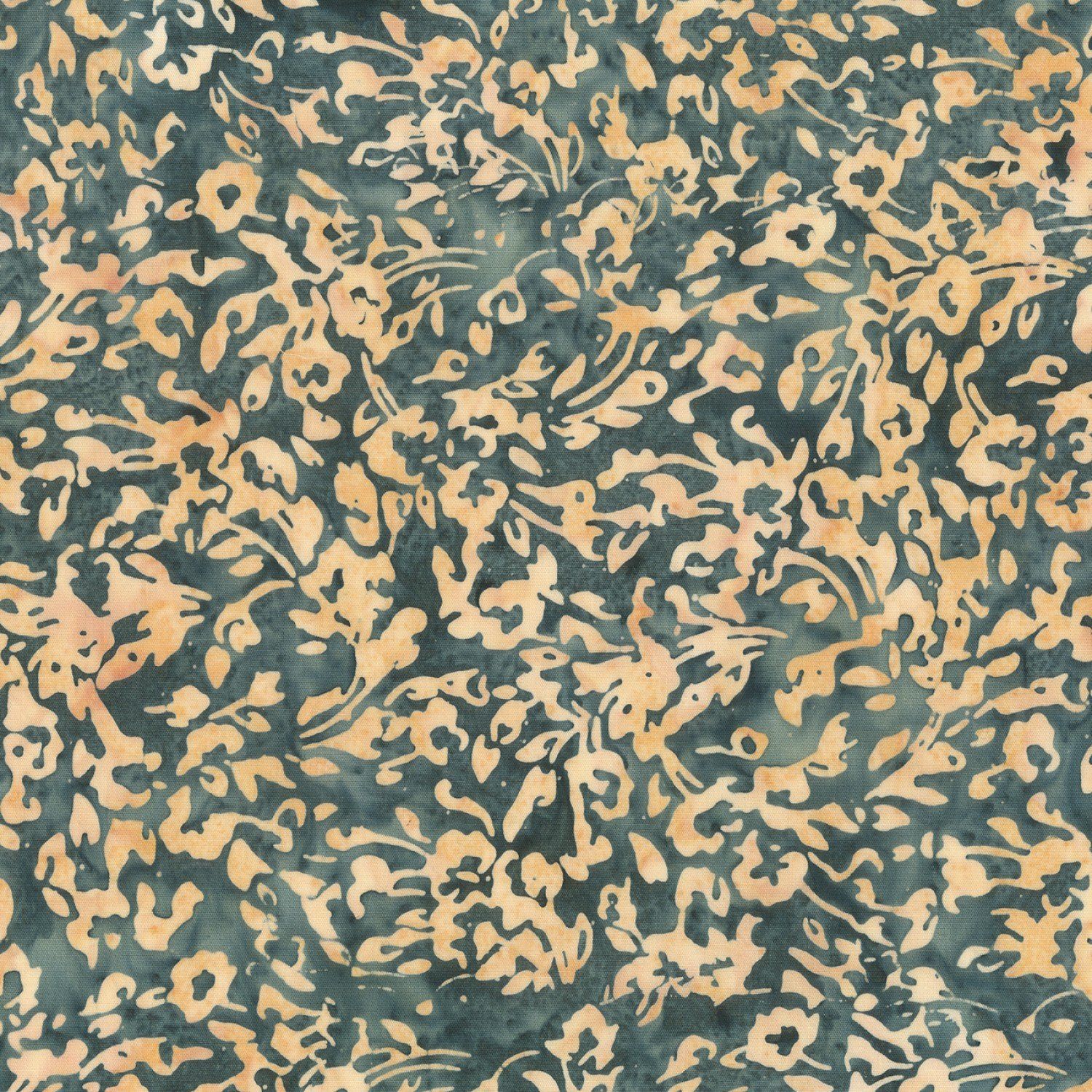Anthology Batiks Sahara Lined Leaves