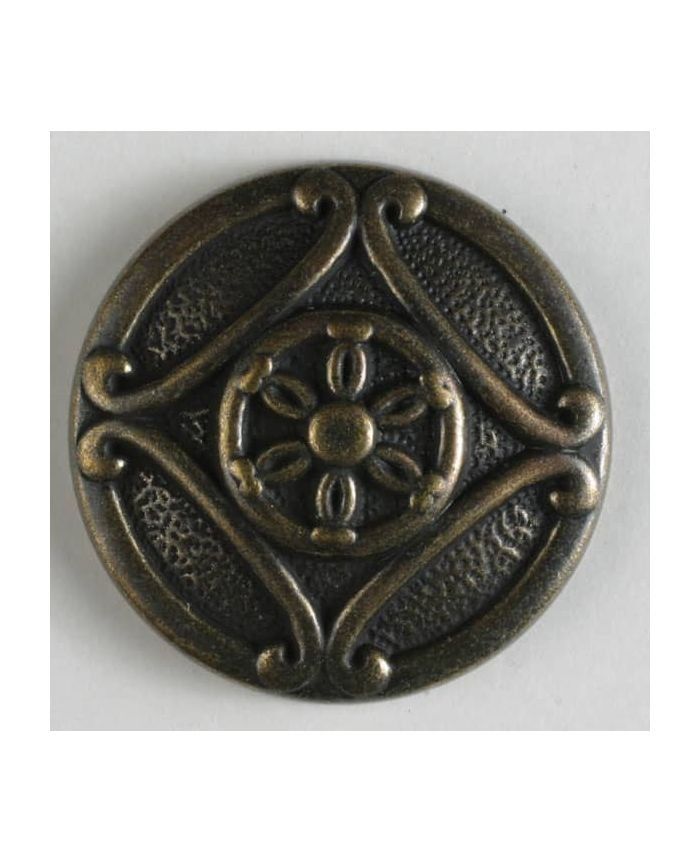 Antique Brass Button 11/16"
