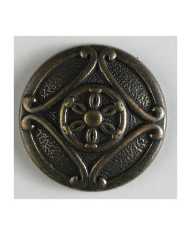 Antique Brass Button 11/16"