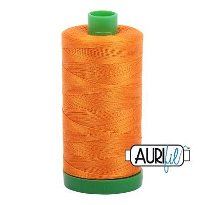 Aurifil Thread Bright Orange 40wt 1000m
